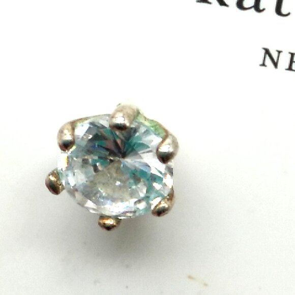 Kate Spade RISE AND SHINE Brilliant Cut CZ Prong Stud Earrings - Picture 8 of 16